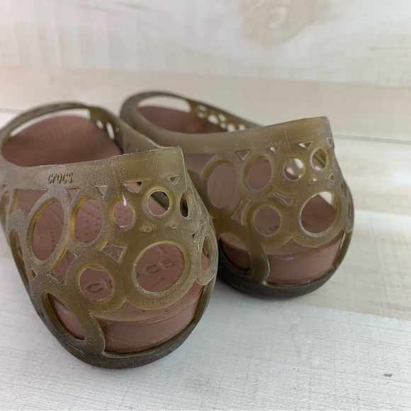 Crocs Women's Adrina Peep Toe Jellys - Picture 9 of 12